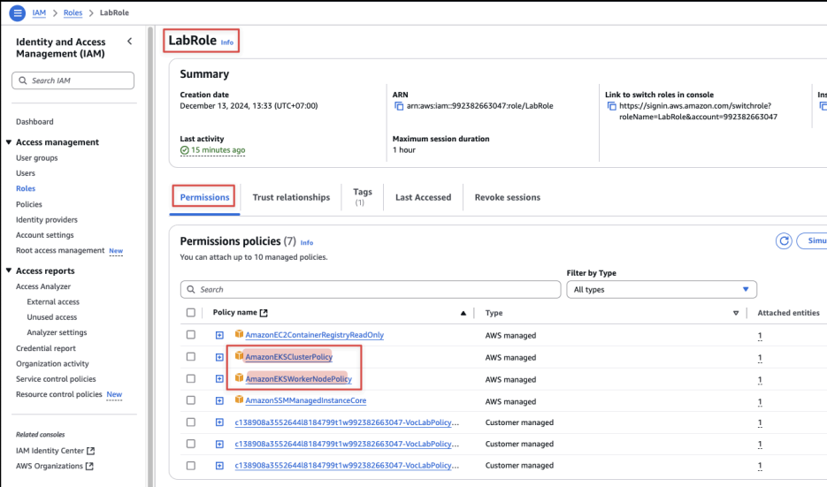 Screenshot illustrating services: