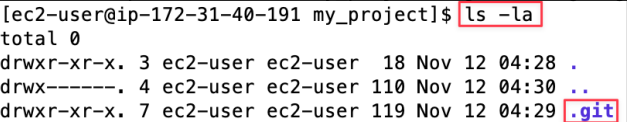 Screenshot illustrating Question : Do you notice any special folder?