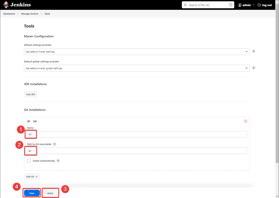 Screenshot illustrating As long as, the configuration looks like this, then it should be good enough: