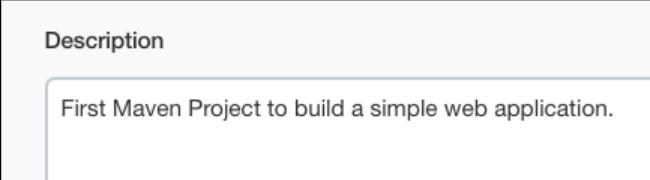 Screenshot illustrating The description is up to you so name it meaningfully!