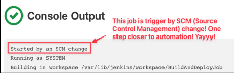 Screenshot illustrating automatically whenever you push a new change to your GitHub repo. (2 of 2)