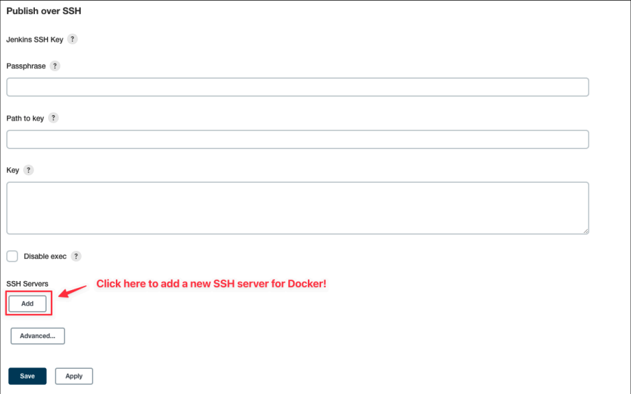 Screenshot illustrating dockeradmin user: